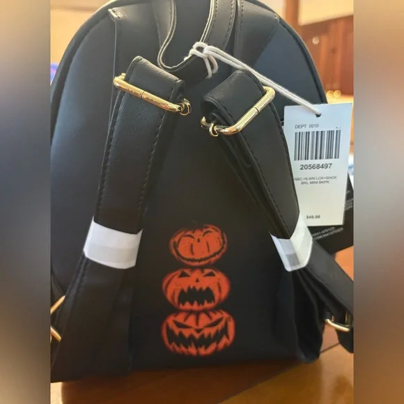 Disney Black and Orange Nightmare Before Christmas Loungefly - Picture 11 of 12